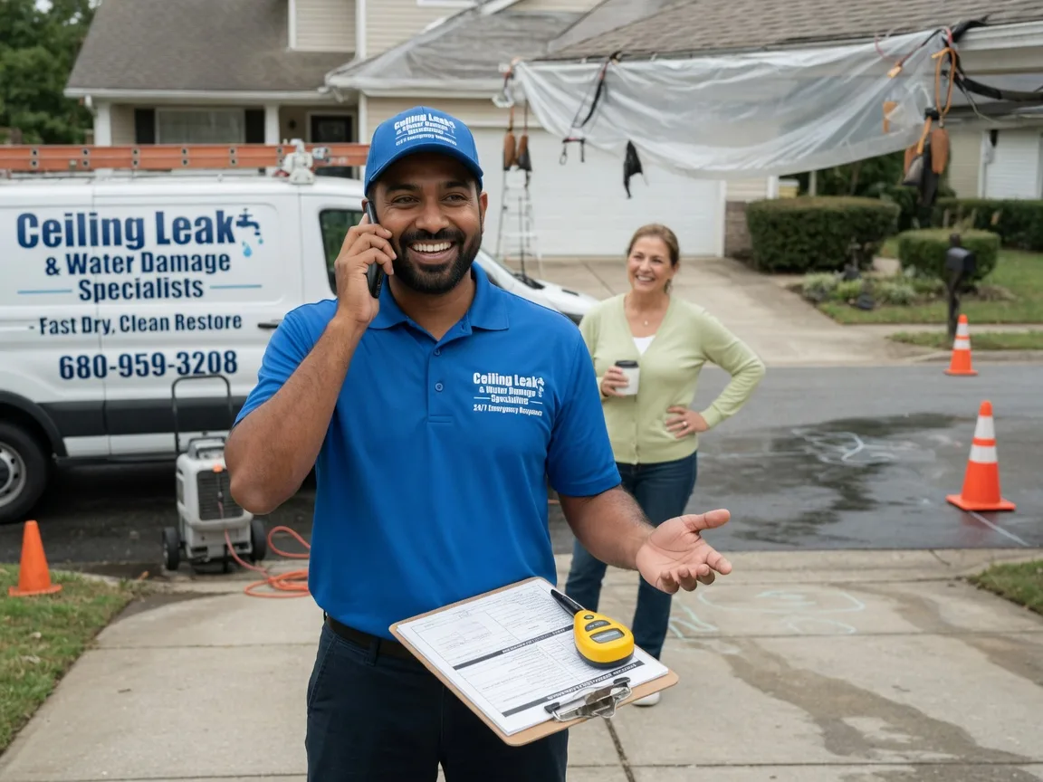 Ceiling Leak Cleanup Harriman, TN FAQs